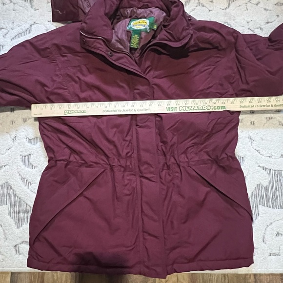 Cabela's Women's Coat DuPont Thermolite Micro Insulation Adjustable Waist M - Picture 10 of 13